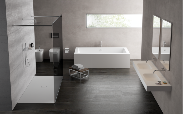 HI-MACS, la nuova collezione di vasche e piatti doccia