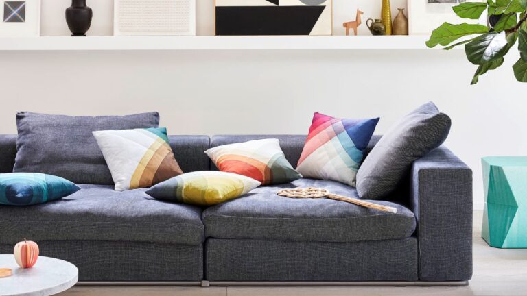 Herringbone Pillows, colore a spina di pesce per i nuovi cuscini Vitra