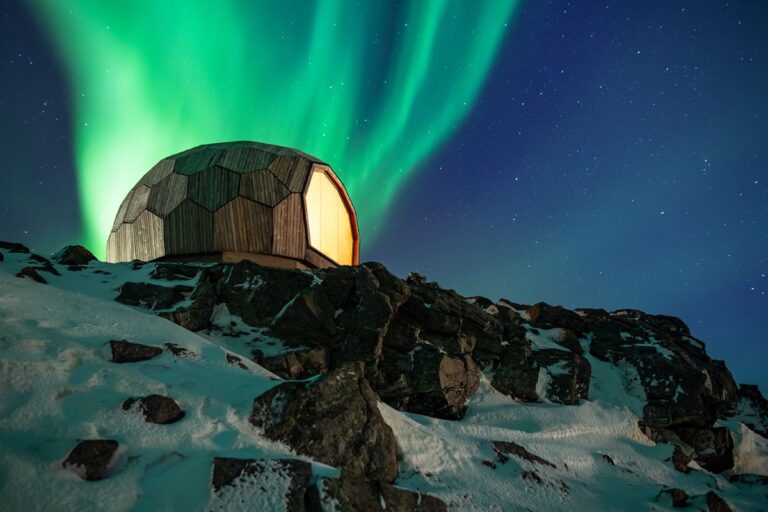 Dagsturhytter, la finestra sull’aurora boreale