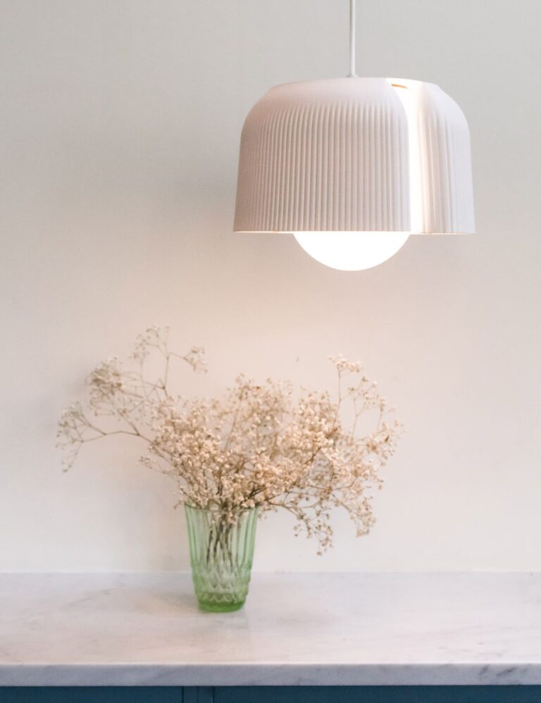 Plumen, i paralumi 3D in plastica riciclata