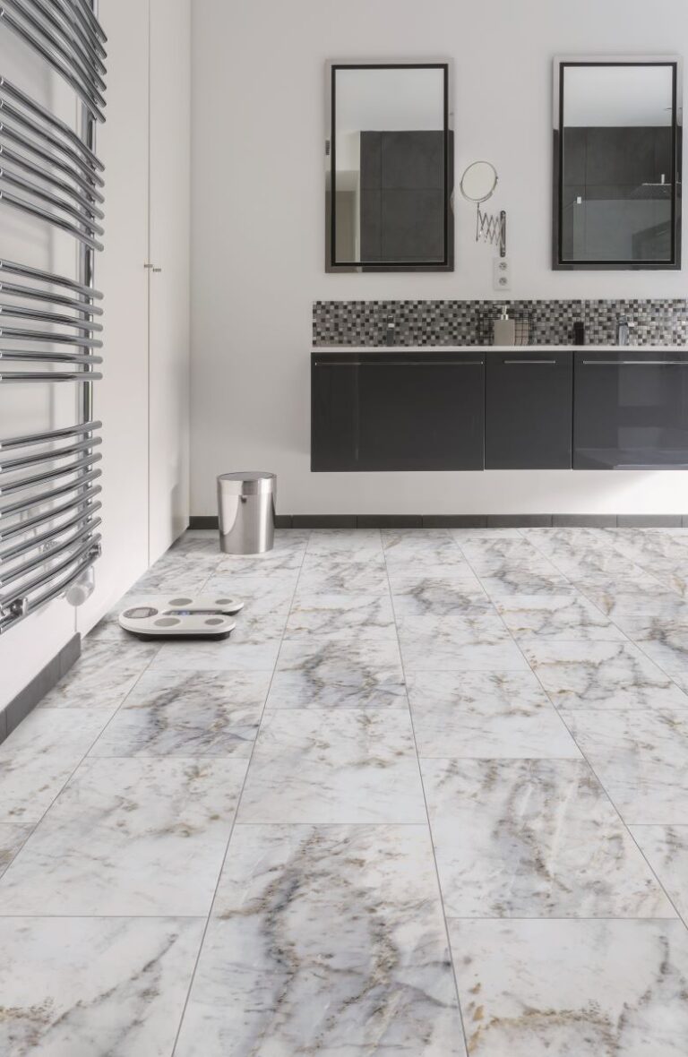 Carrare, il nuovo effetto marmo per il pavimento Gerflor
