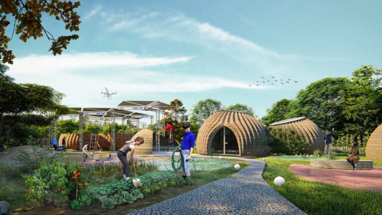 TECLA, l’habitat eco-sostenibile di MCA e WASP ispirato a Italo Calvino