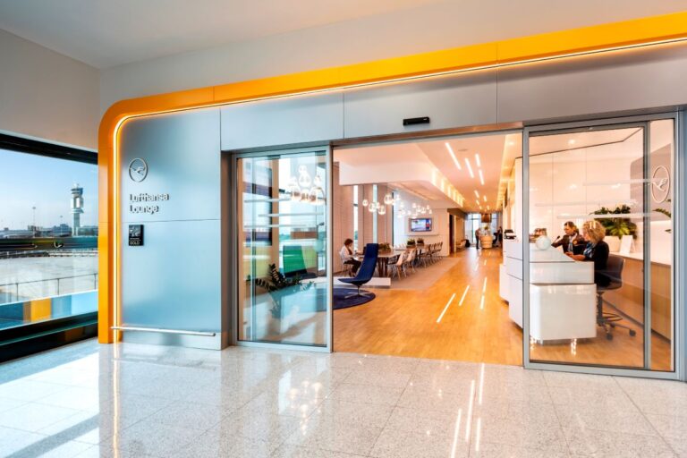 La nuova Lounge Lufthansa a Malpensa sceglie HI-MACS