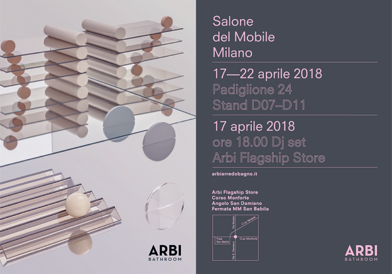 Salone del Mobile 2018, tre nuove collezioni per Arbi Arredobagno
