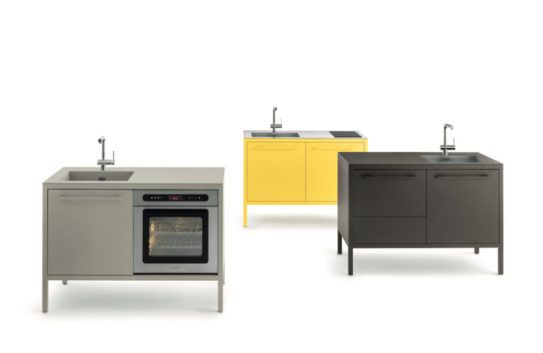 Frame Kitchen, la cucina a colori targata Fantin