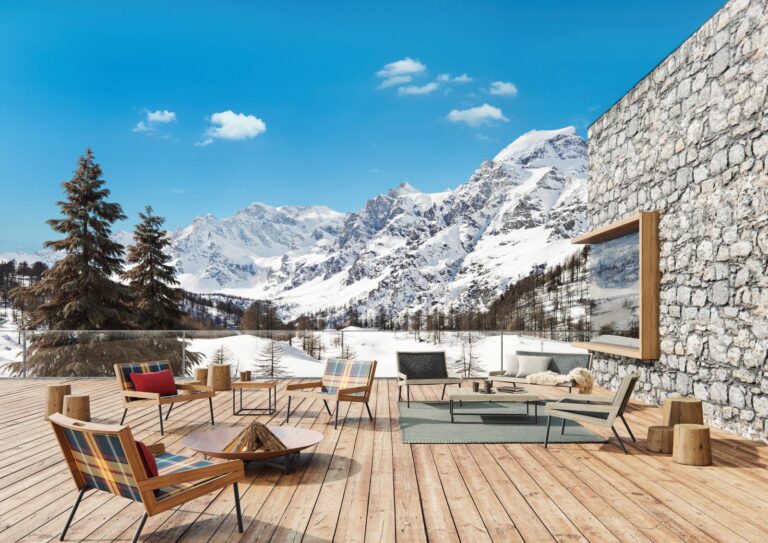 Design di montagna: Ethimo presenta il suo racconto invernale