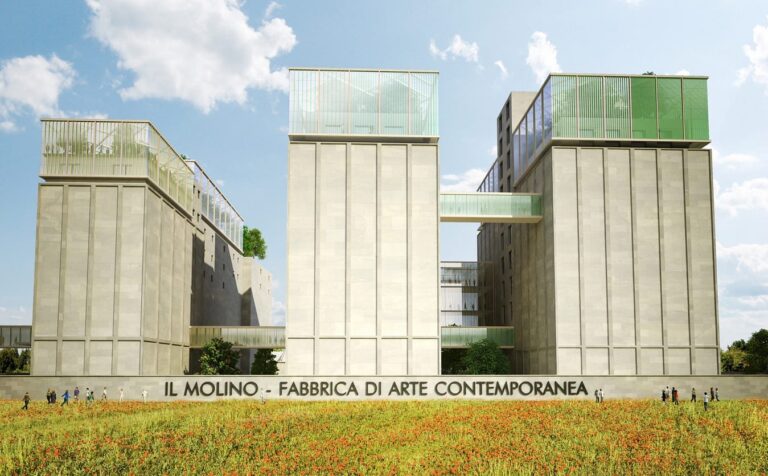 Un mulino brutalista diventa un centro culturale a Lucca