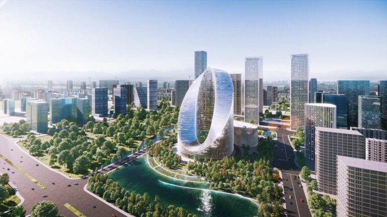 O-Tower, la torre ad anello di BIG per la sede di Oppo a Hangzhou