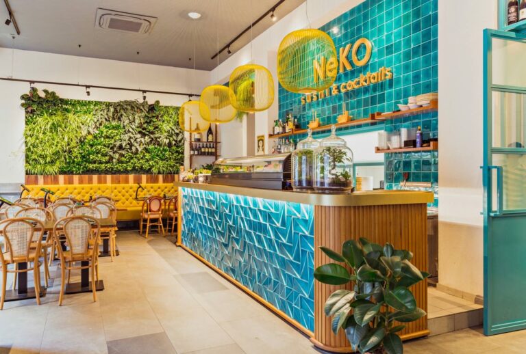 Neko, una pittura speciale per il nuovo ristorante romano