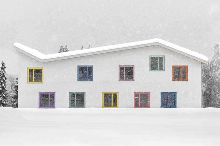 Kindergarten Enneberg, il progetto di Andreas Gruber a Marebbe