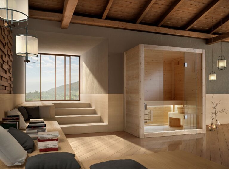 TAO di Megius, la sauna in abete per ogni tipo di spazio