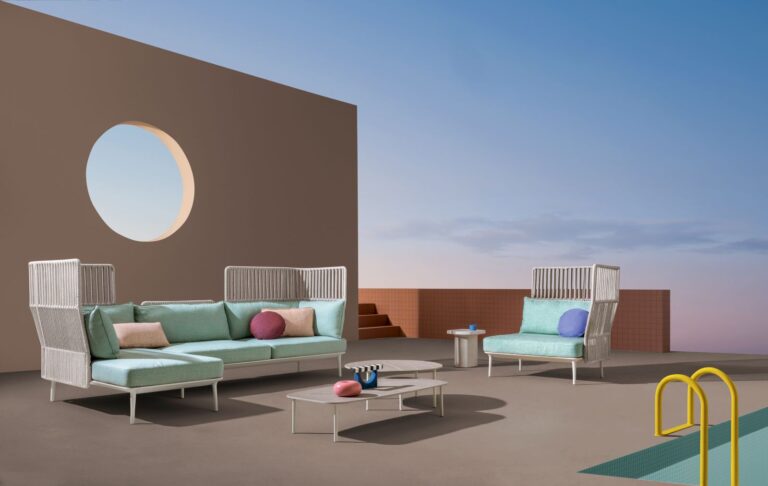 Reva Cocoon, tutto il comfort outdoor del nuovo divano Pedrali