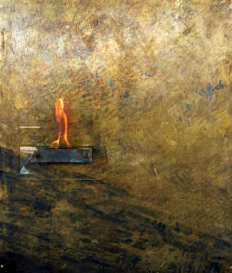 Biocamini, le superfici metalliche di Dreamet sfidano il fuoco