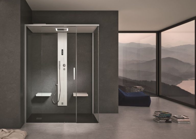 I box doccia con bagno turco di Hafro sono una vera e propria SPA all’interno del bagno di casa
