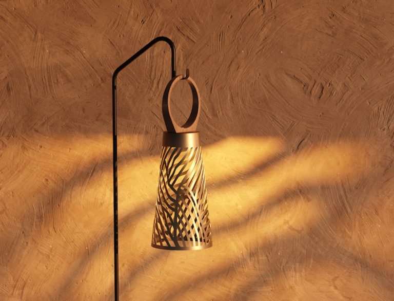 La lanterna outdoor da “Mille e una notte” di Jwana Hamdan