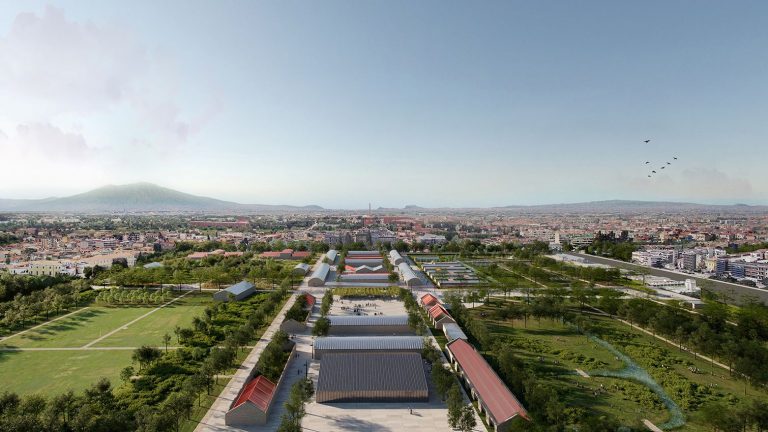 Campo Laudato Si’ Caserta, Alvisi Kirimoto progetta un parco d’innovazione sociale e culturale