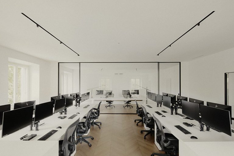Nuovi uffici a Milano, minimalismo zen all’ombra del Castello