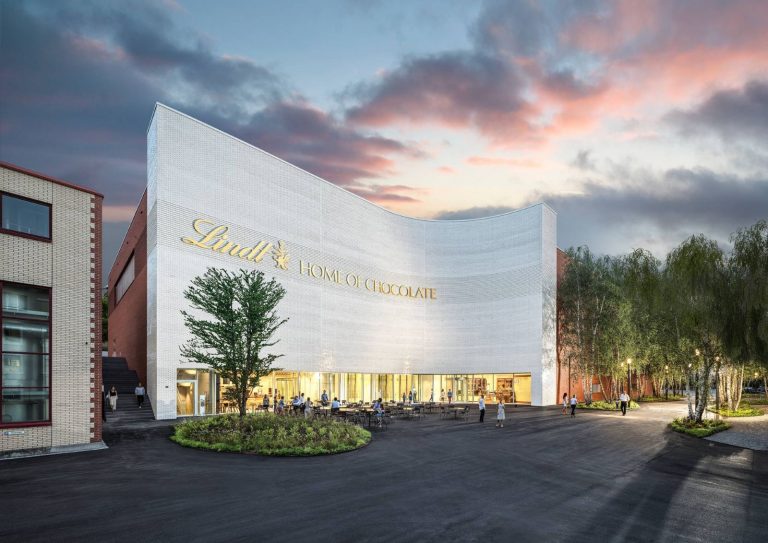 Lindt Home of Chocolate, la ceramica italiana di Ariostea incontra il mondo del cioccolato