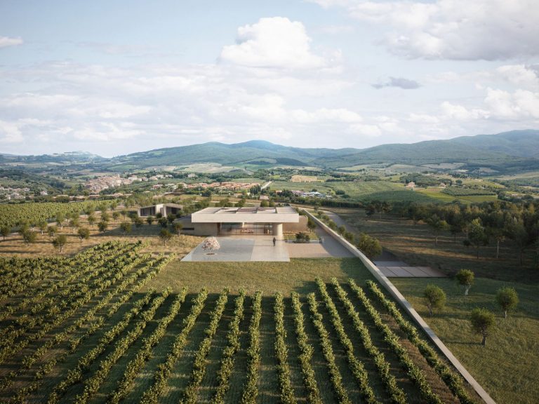 Padiglione Sapaio, l’architettura celebra la cultura del vino