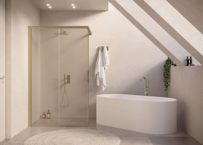 Anteprima Cersaie: Duka presenta la serie libero 4000 con porta scorrevole