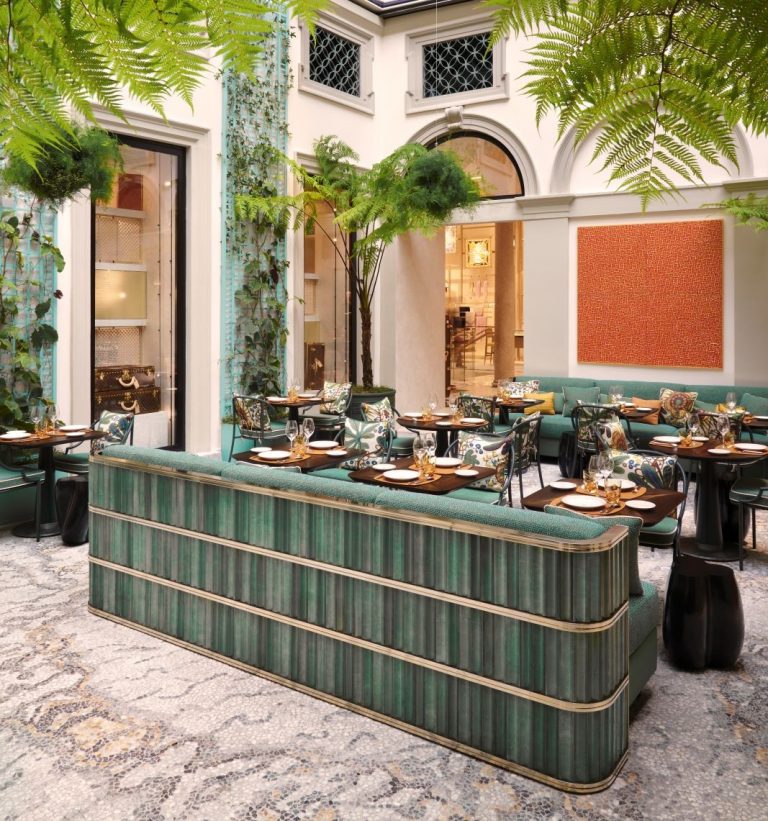 Fantini Mosaici firma il pavimento del nuovo Da Vittorio Caffè Louis Vuitton a Milano