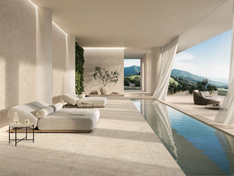 La ceramica del benessere: Alberto Apostoli svela Nyra per Atlas Concorde