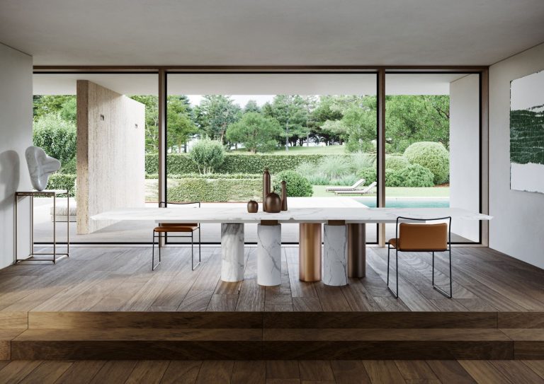 L’arte del marmo e l’eleganza dei tavoli Kreoo
